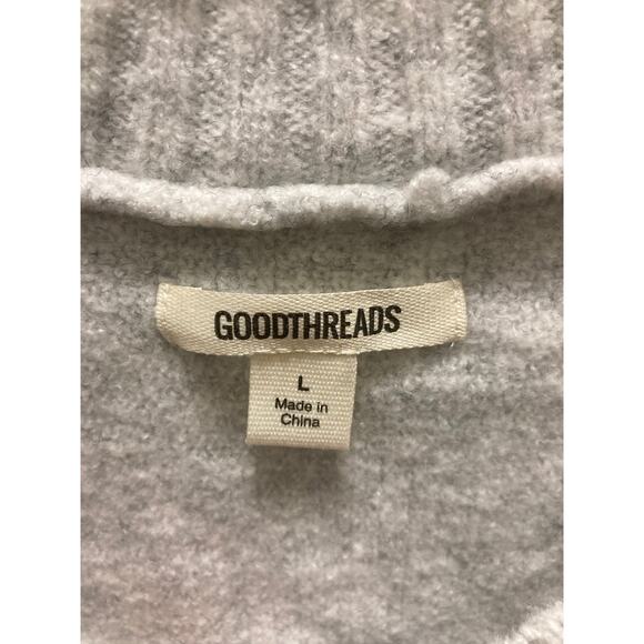 Goodthreads Women Large Gray Sweater - Picture 3 of 9